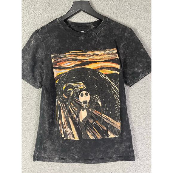 Tim Burton Nightmare Before Christmas Sally Graphic Tee Acid Wash XS Disney‎ - Picture 5 of 6
